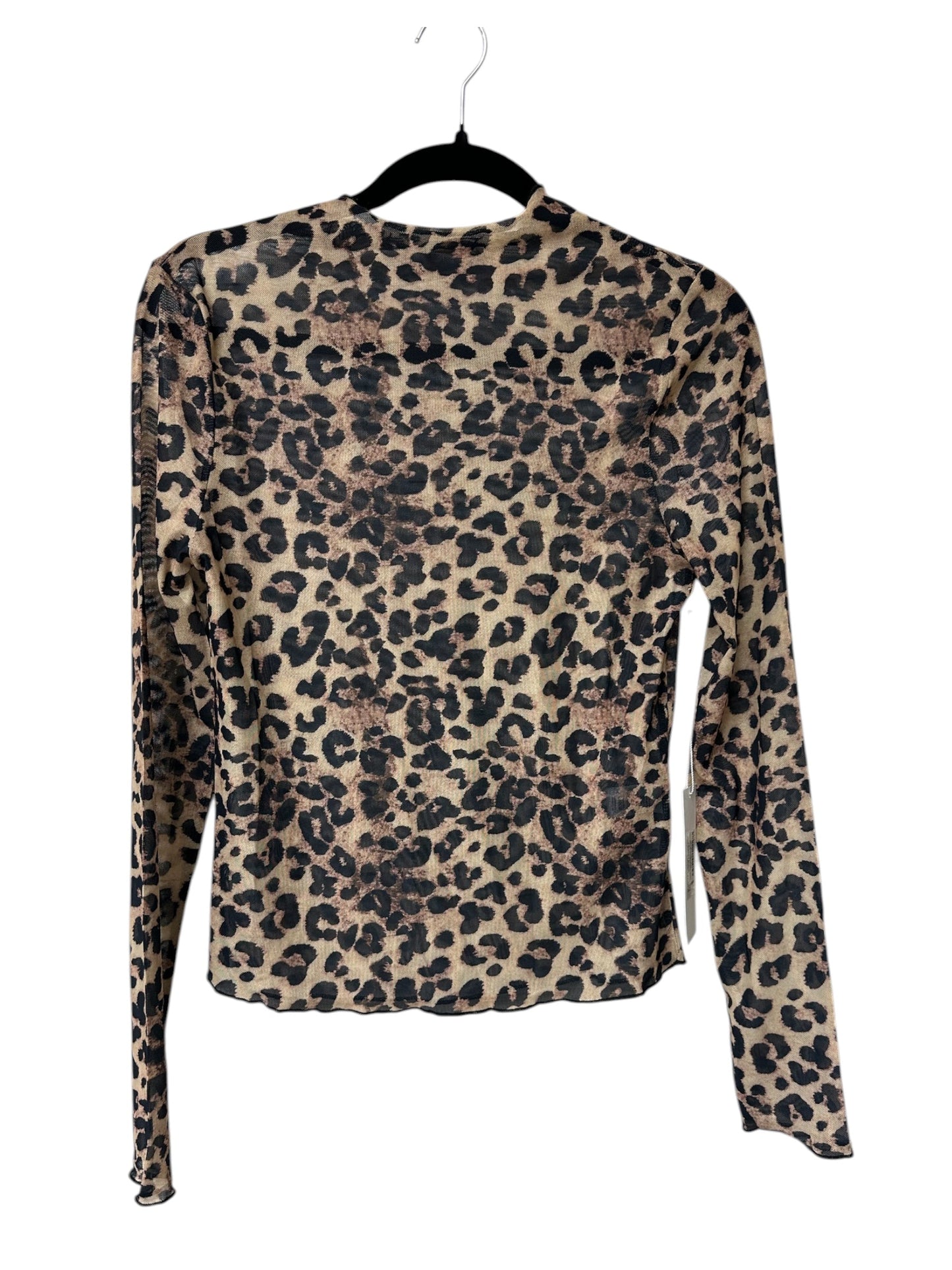 Blouse Ls By Bishop + Young In Animal Print, Size:M