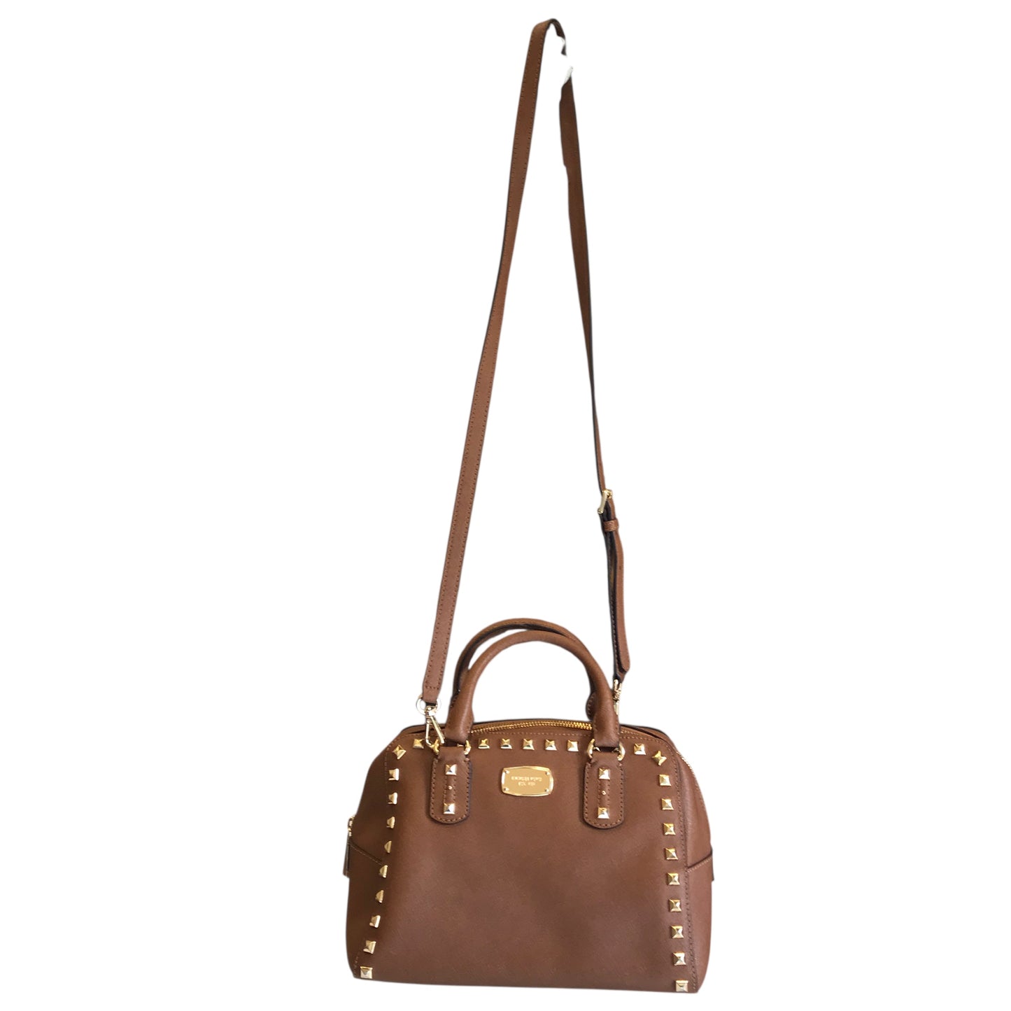 Handbag Designer By Michael Kors In Tan, Size:Medium