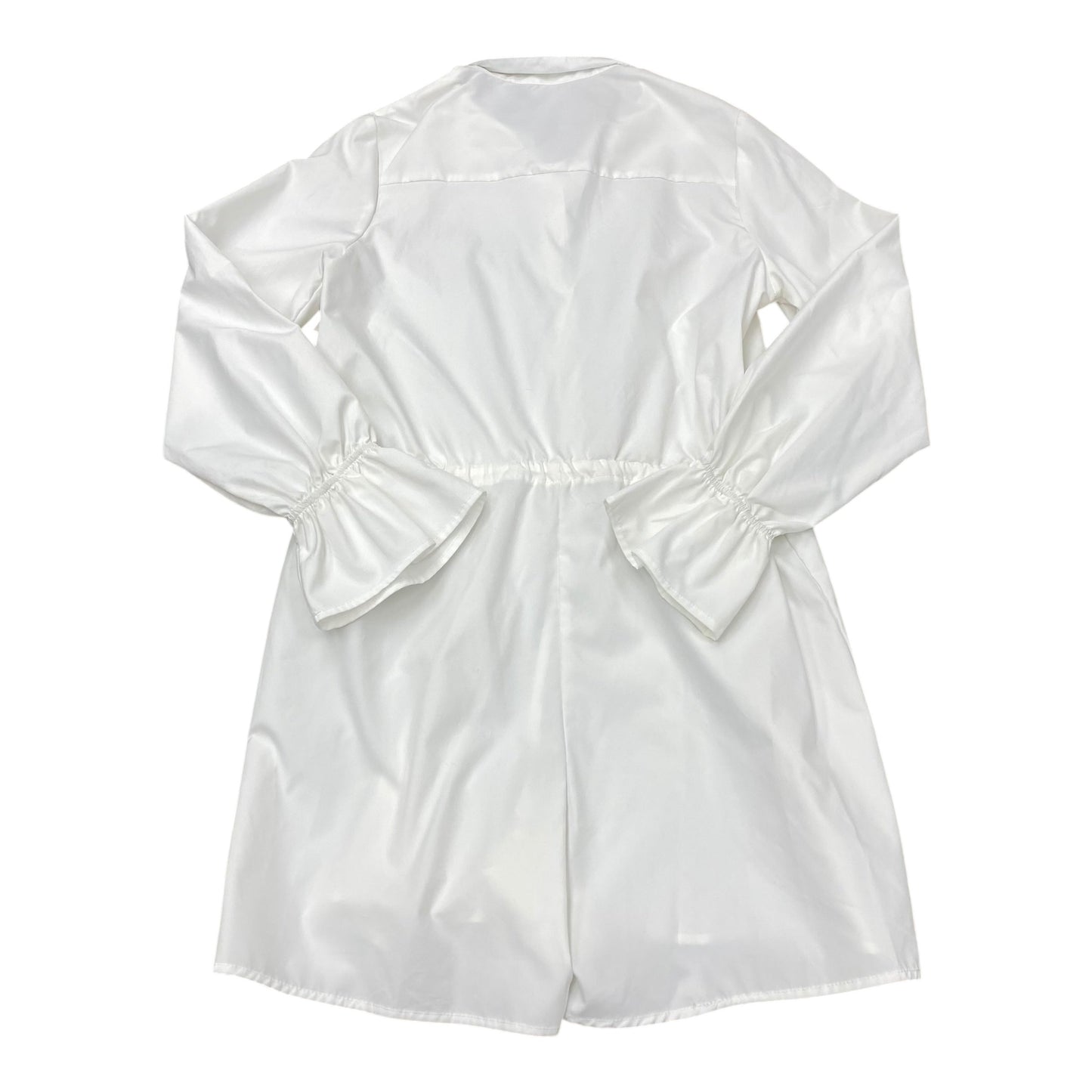 Dress Casual Midi By Pretty Little Thing In White, Size:8