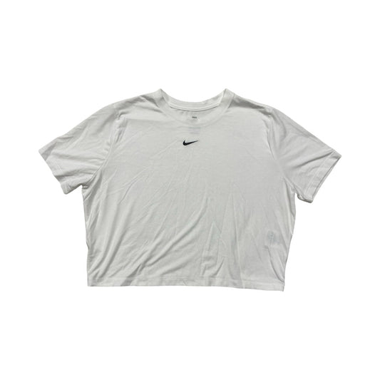 Athletic Top Ss By Nike In White, Size:Xl