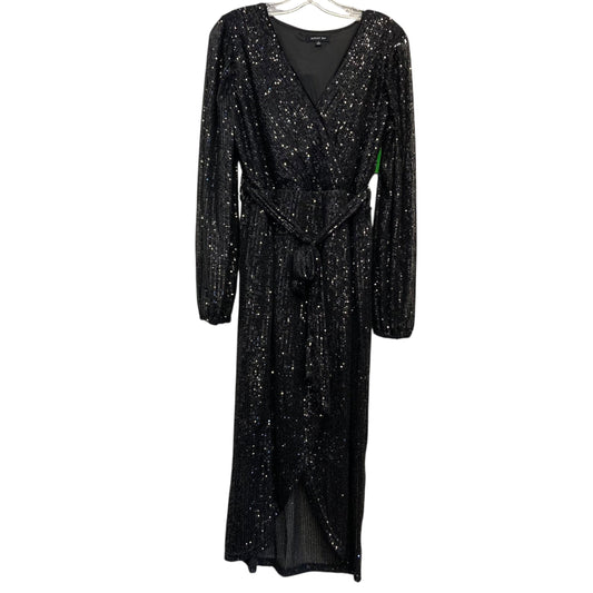 Dress Party Midi By August Sky In Black, Size:L