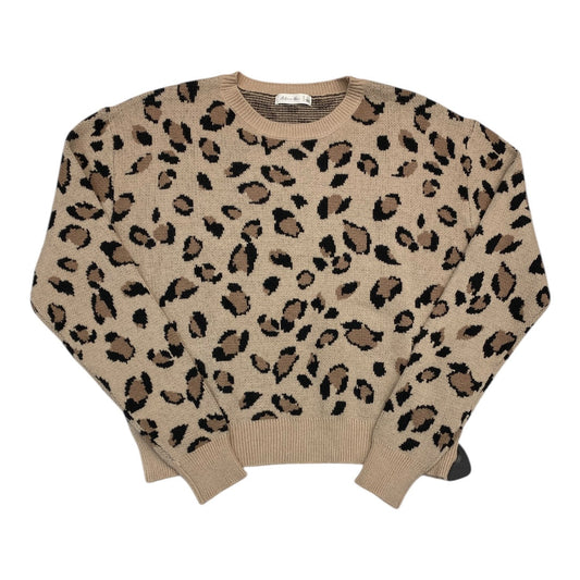 Sweater By Active Usa In Animal Print, Size:L