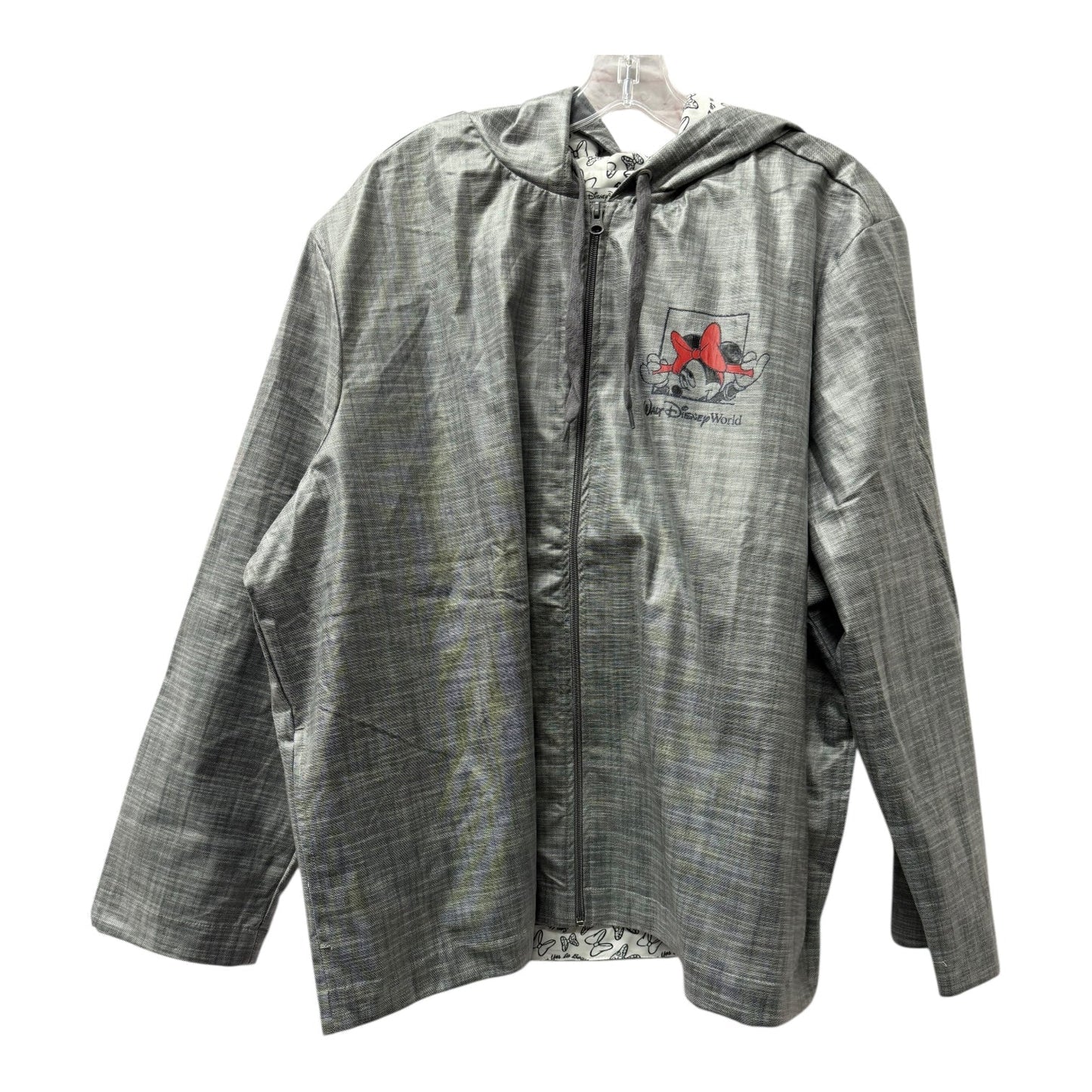 Coat Raincoat By Disney In Grey, Size:2X