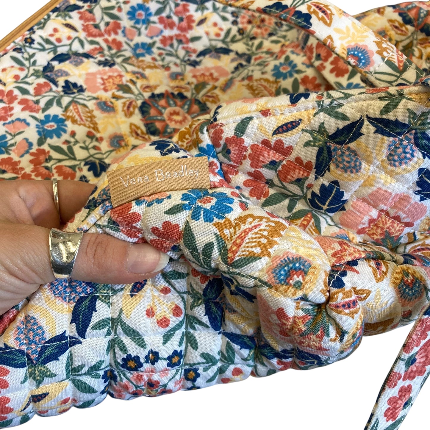 Crossbody By Vera Bradley In Floral Print, Size:Large