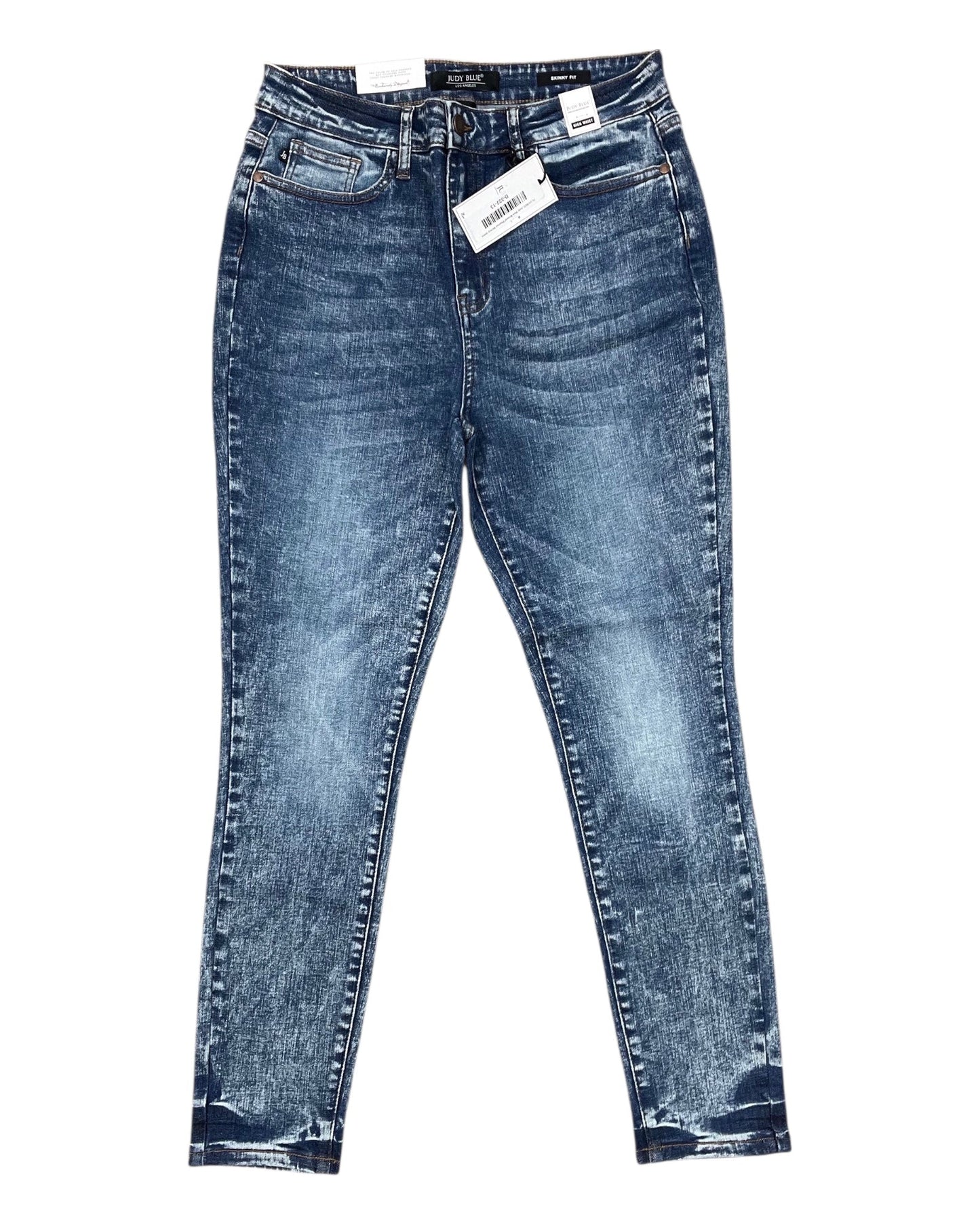 Jeans Skinny By Judy Blue In Blue Denim, Size:12