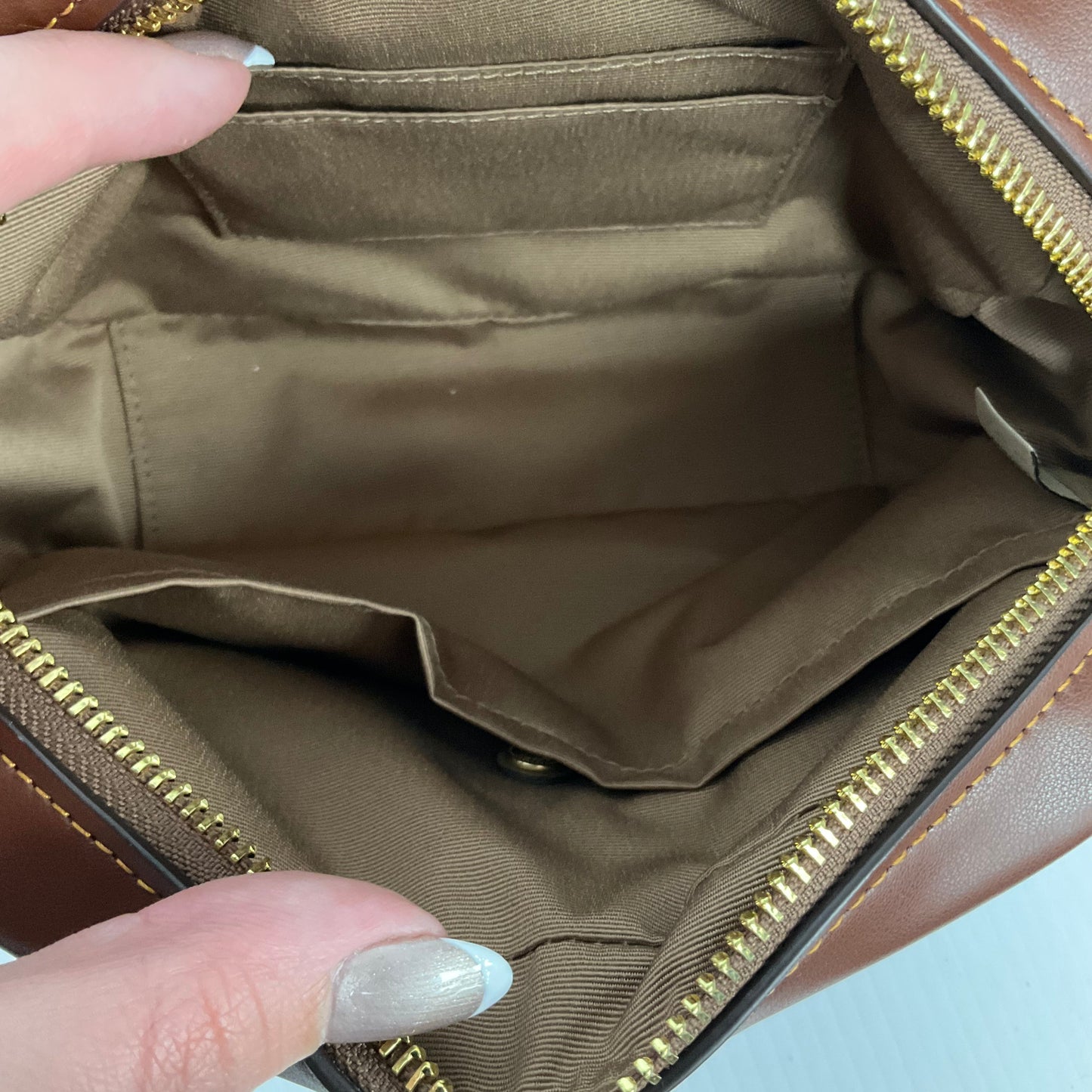 Crossbody Designer By Coach, Size: Small