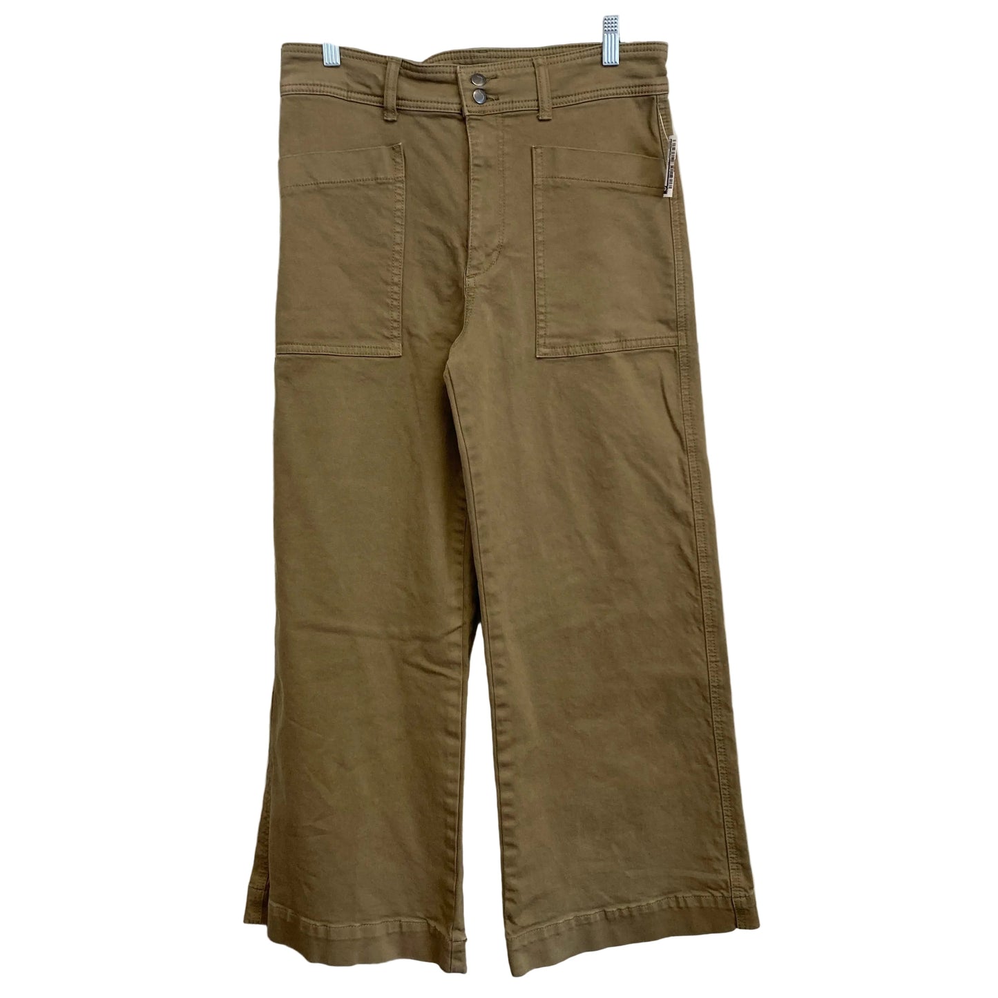 Jeans Wide Leg By Joes Jeans In Khaki, Size:10