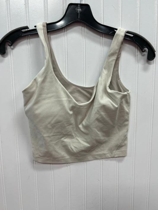 Athletic Tank Top By Lululemon In Cream, Size:4