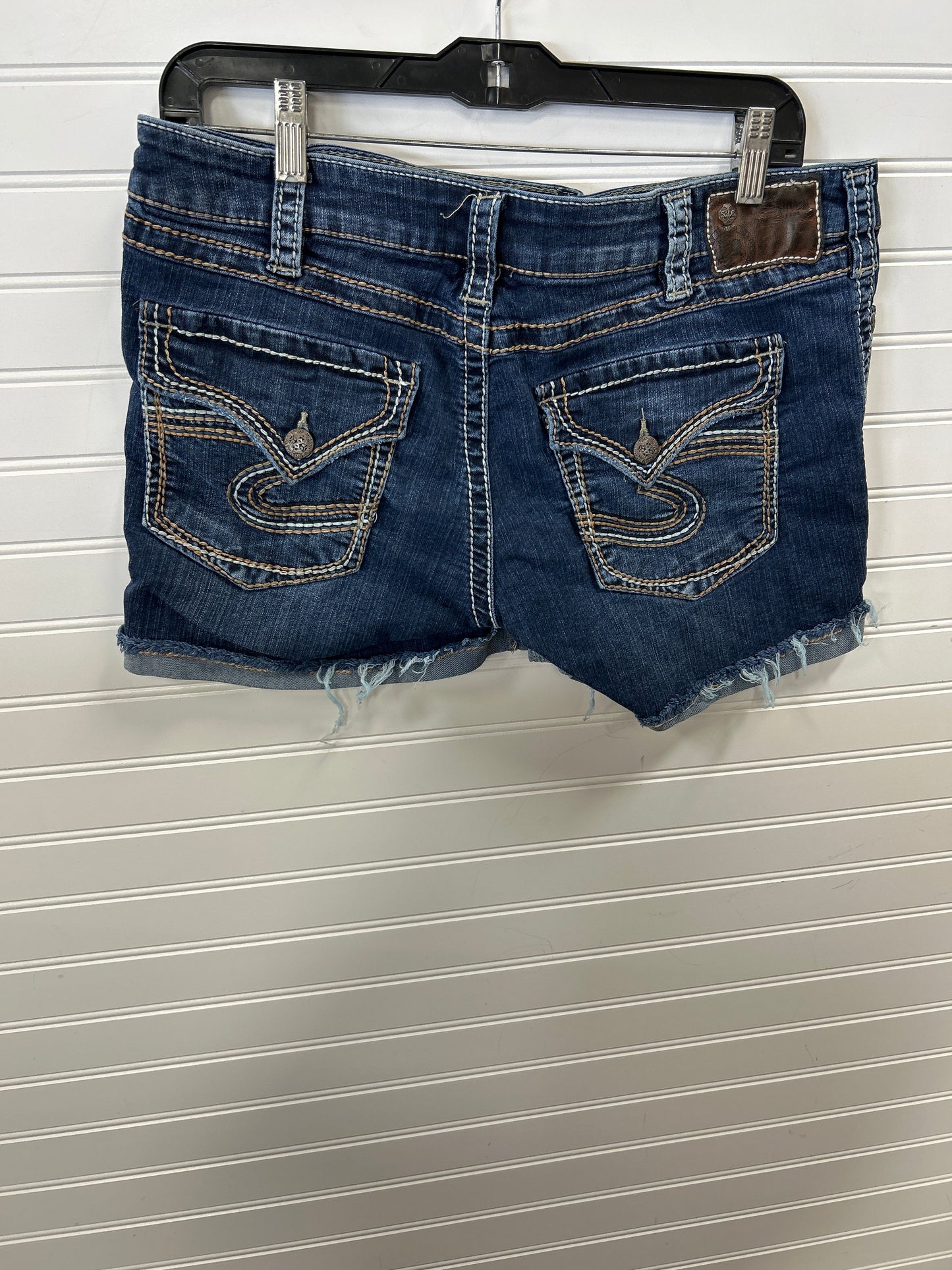 Shorts By Silver In Blue Denim, Size:14