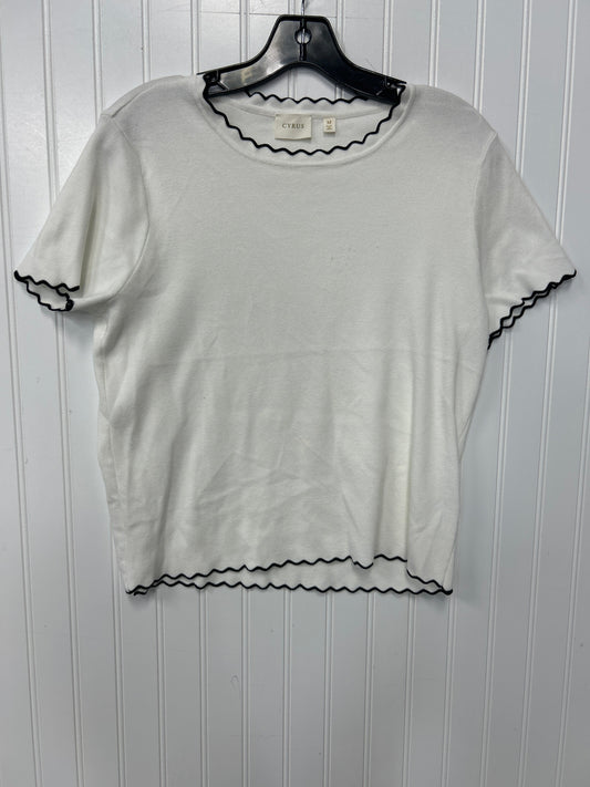 Top Ss By Cyrus In White, Size:M