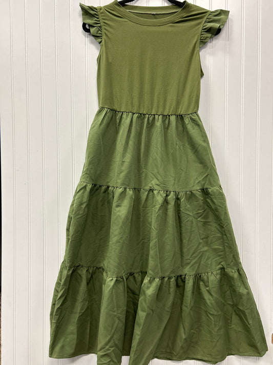 Dress Casual Maxi By Cmc In Green, Size:M