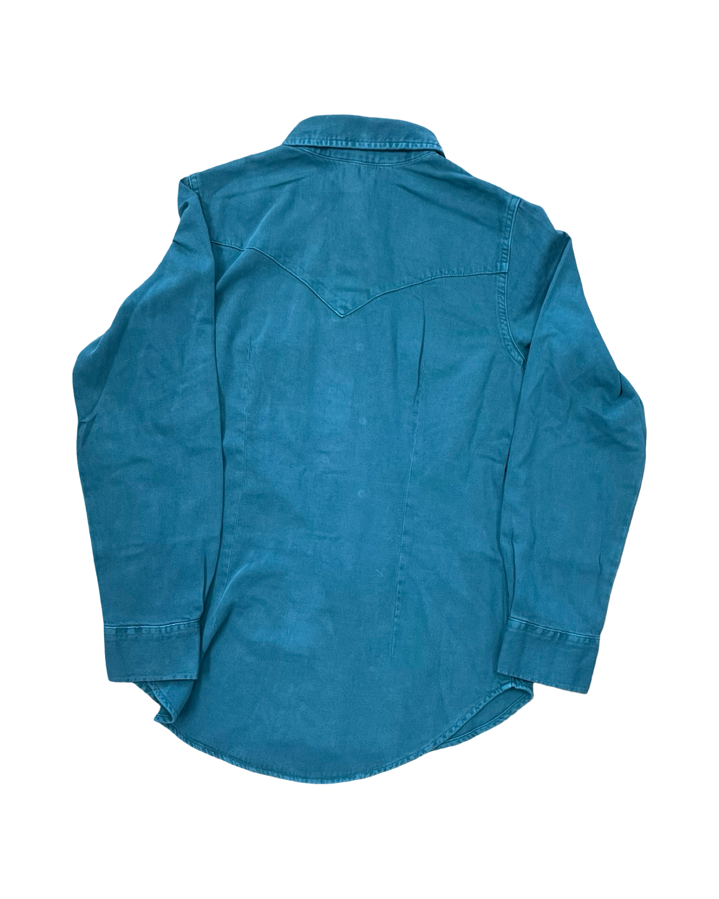 Jacket Shirt By Wrangler In Teal, Size:S