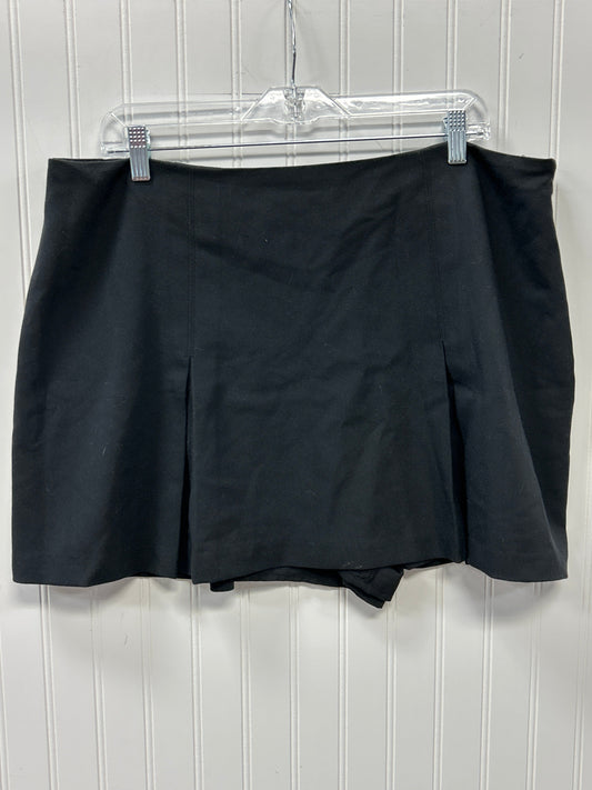 Skort By Abercrombie And Fitch In Black, Size:Xl