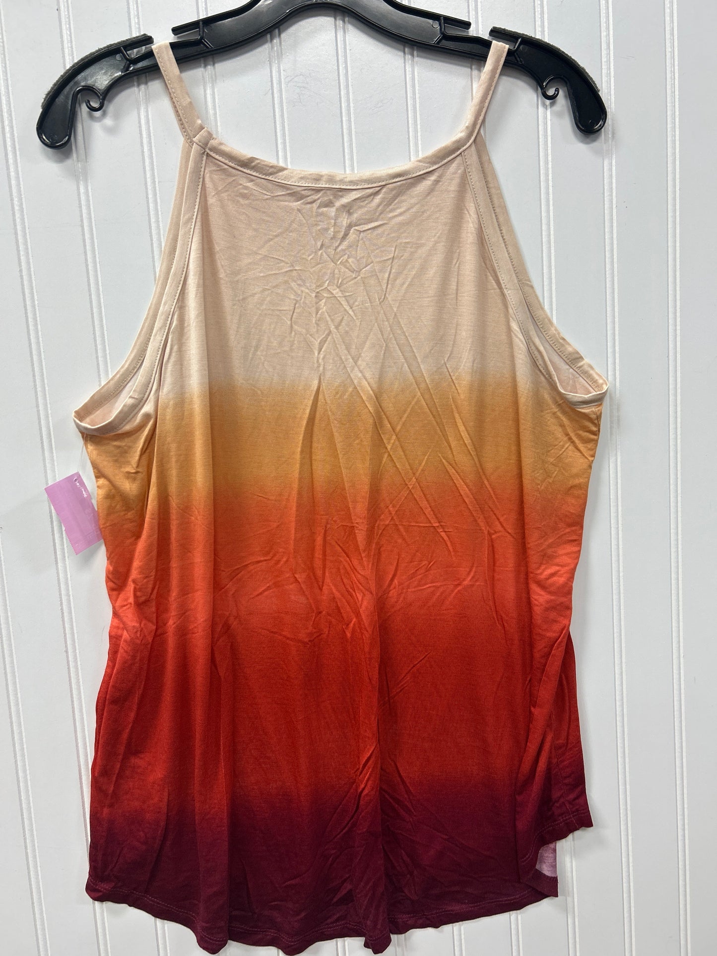 Top Sleeveless By Maurices In Orange, Size:L