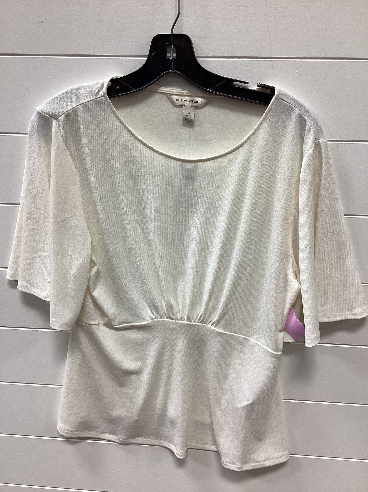 Top Ss By Banana Republic In Cream, Size:M
