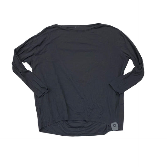 Athletic Top Ls Crewneck By Lululemon In Black, Size:L