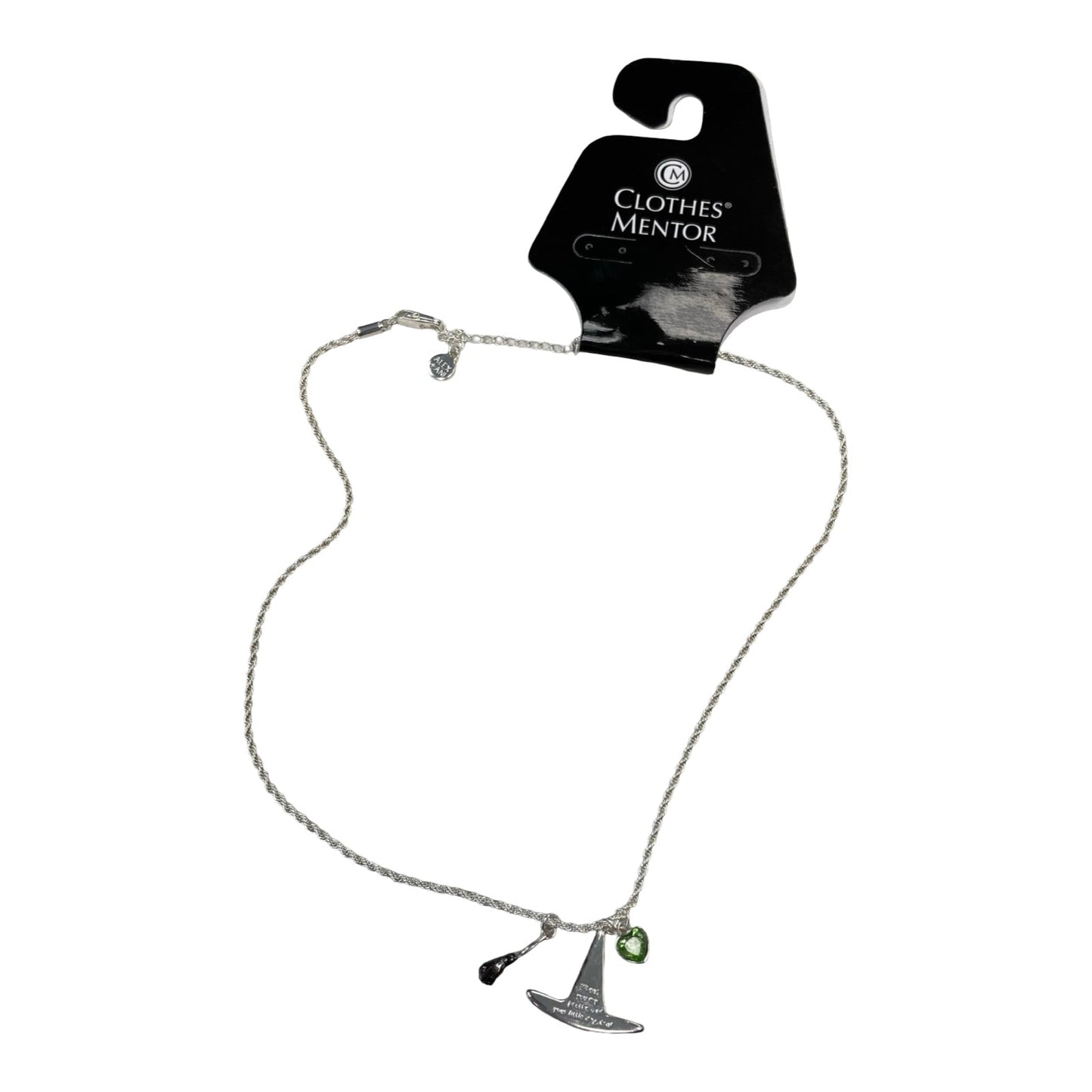 Necklace Other By Alex And Ani In Green & Silver, Size:03 Piece Set
