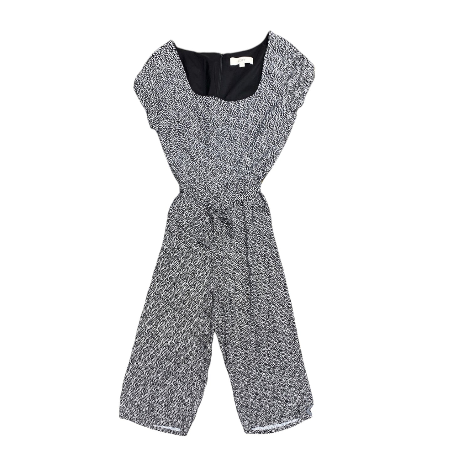 Jumpsuit By Loft In Black & White, Size:8