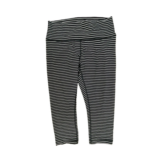 Athletic Leggings By Lululemon In Striped Pattern, Size:12