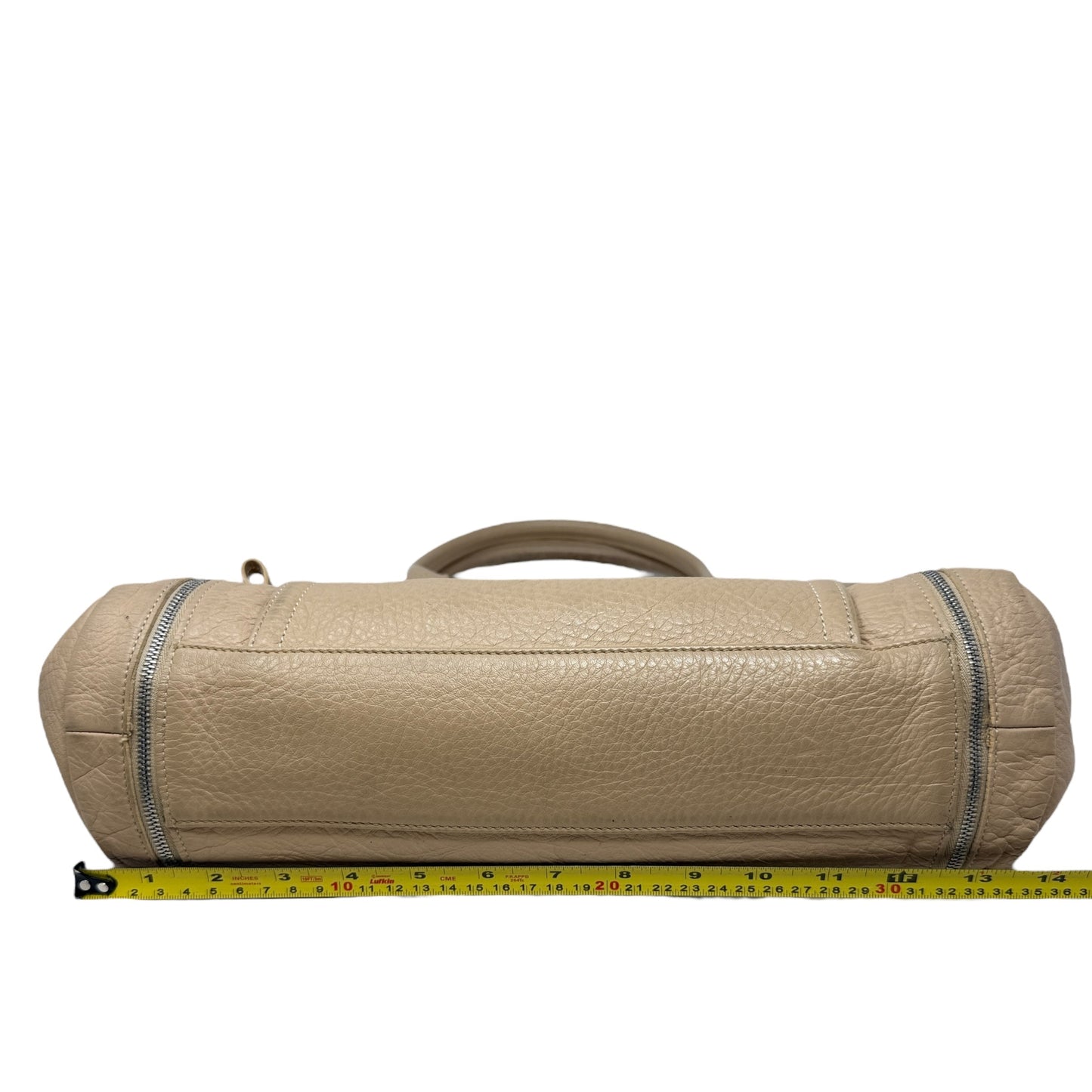 Rodeo Leather Satchel Designer By Longchamp, Size: Medium