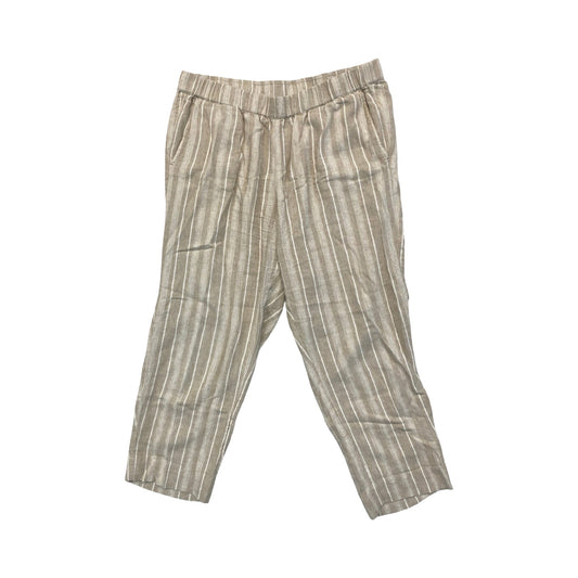 Pants Wide Leg By Pure Jill In Striped Pattern, Size:M