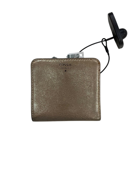 Wallet By Fossil In Gold, Size:Small