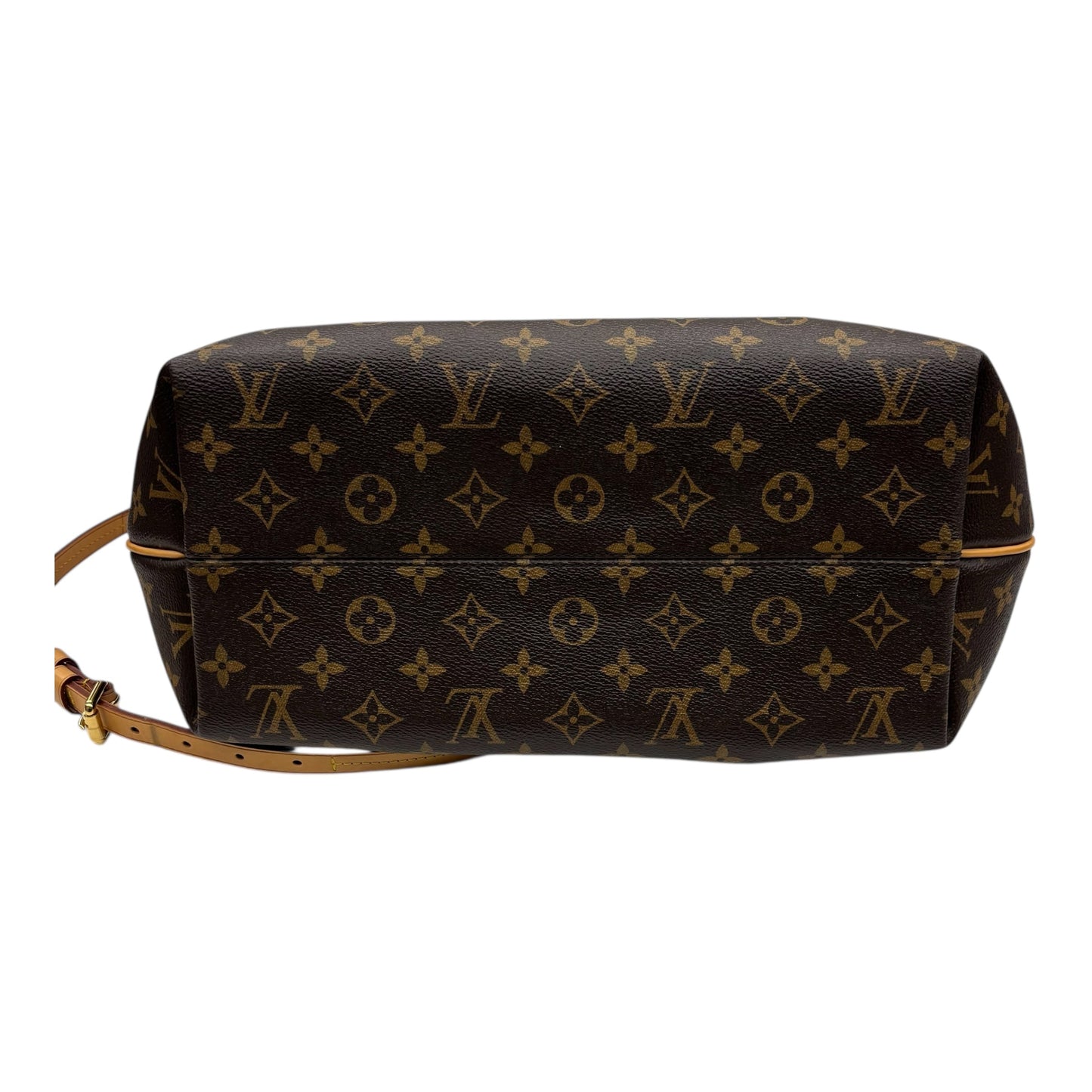 Handbag Luxury Designer By Louis Vuitton In Brown, Size:Large