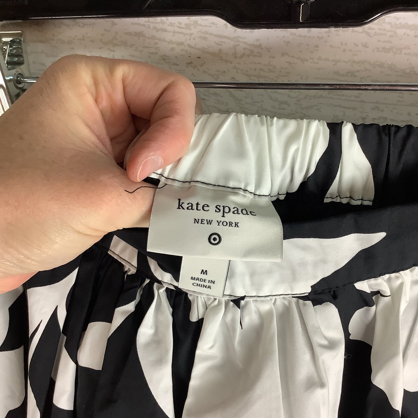 Skirt Designer By Kate Spade for Target In Black & White, Size: M