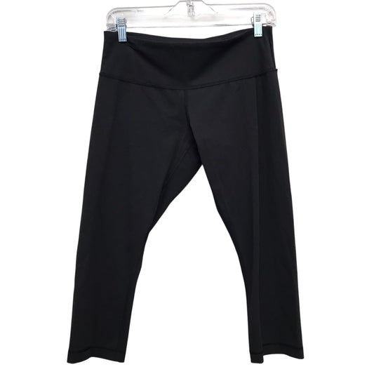 Athletic Capris By Lululemon In Black, Size:M