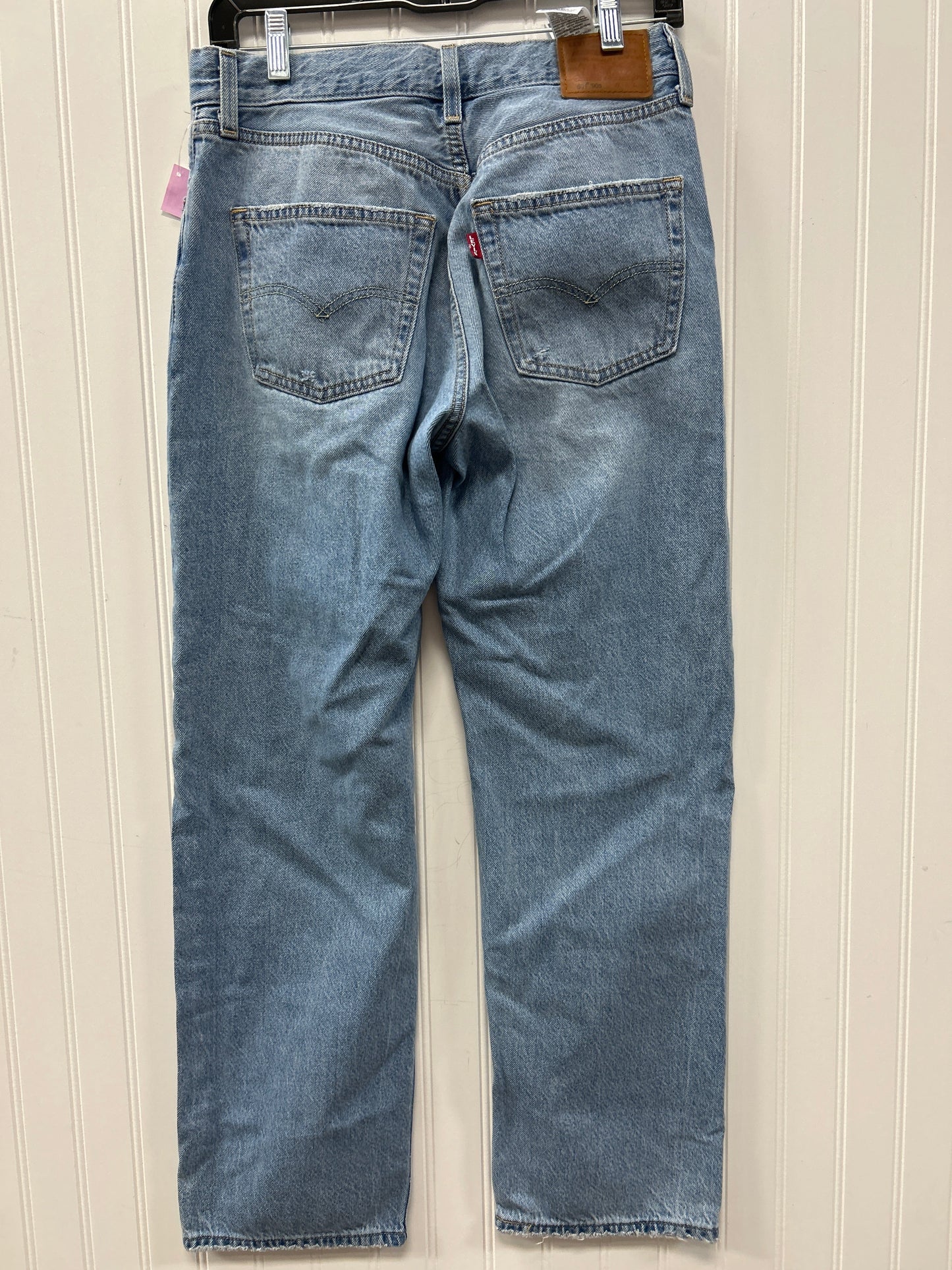 Jeans Straight By Levis In Blue Denim, Size:4