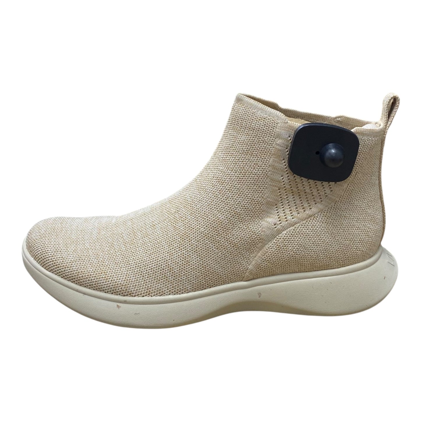 Boots Ankle Flats By Cmc In Beige, Size:10.5