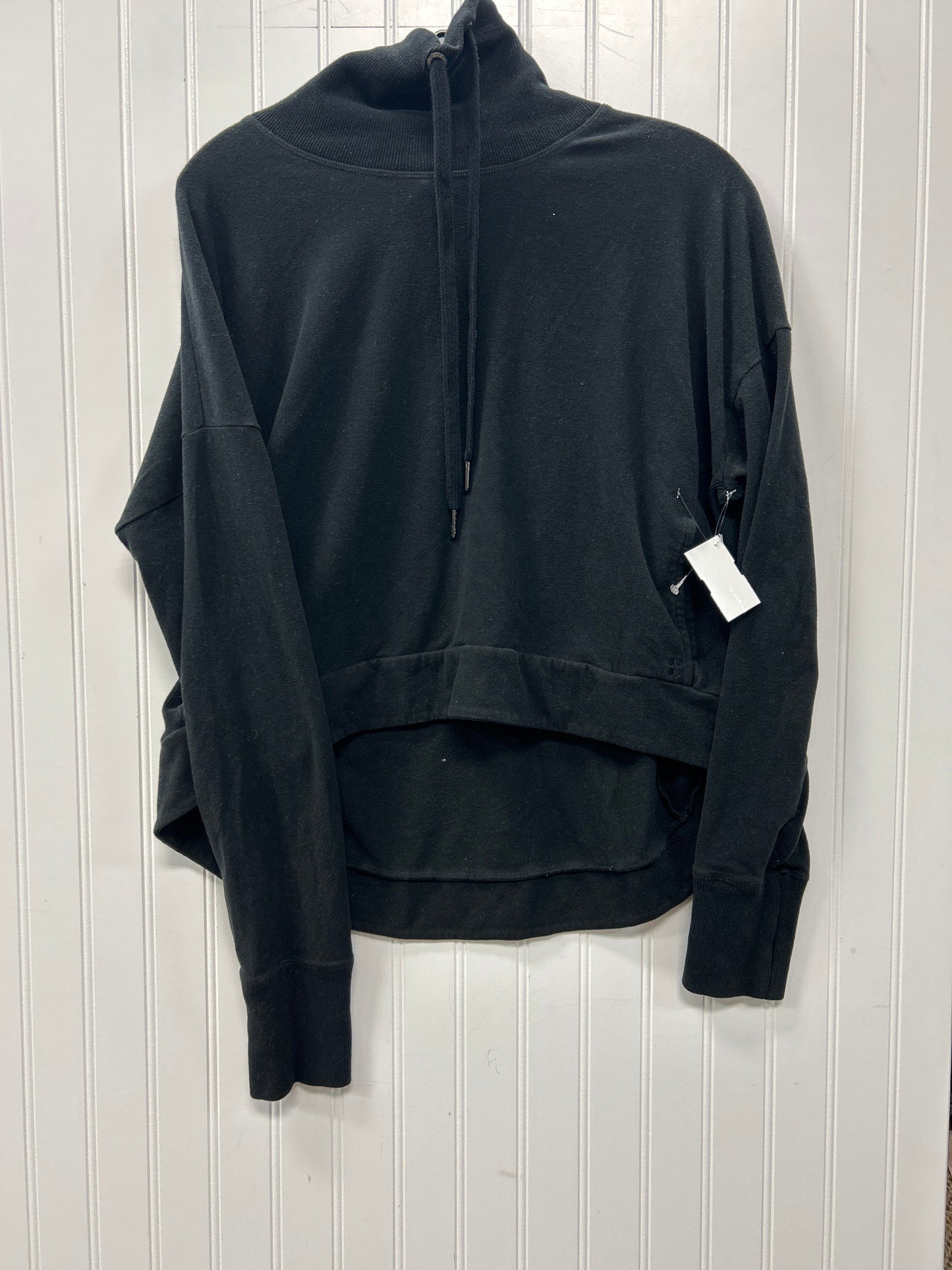 Athletic Top Ls Collar By Sweaty Betty In Black, Size:M