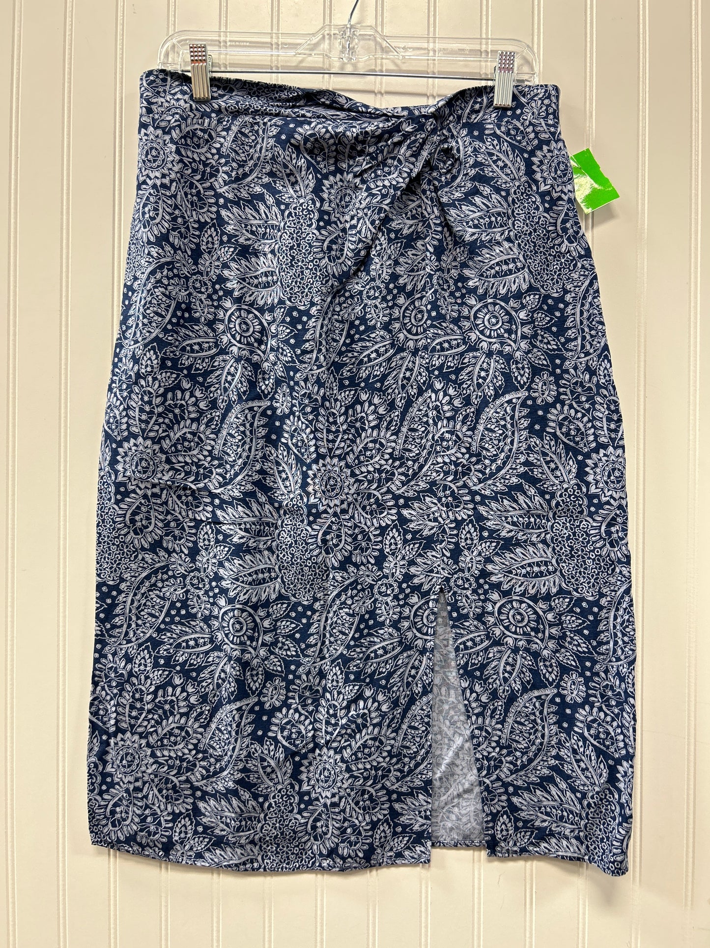 Skirt Maxi By Madewell In Blue, Size:10