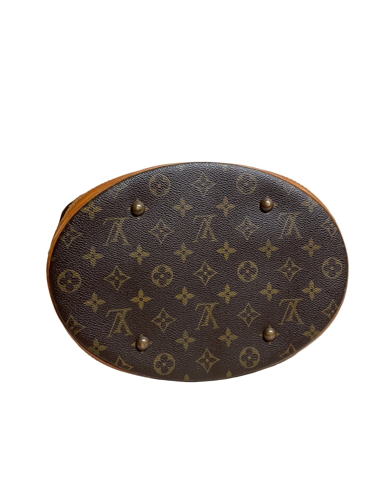 Handbag Luxury Designer By Louis Vuitton In Brown, Size:Large