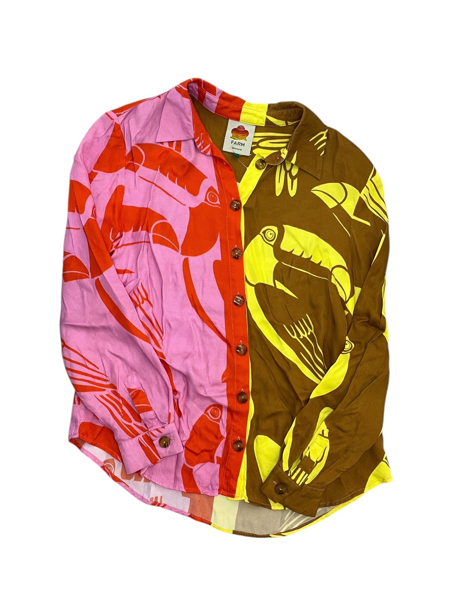 Blouse Ls By Farm Rio In Multi, Size:Xs