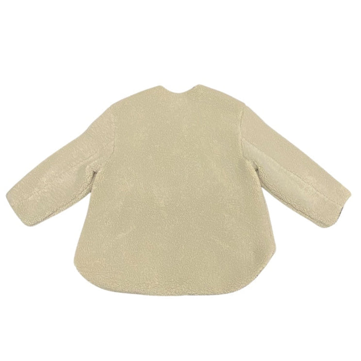 Jacket Faux Fur & Sherpa By Mng In Cream, Size:S