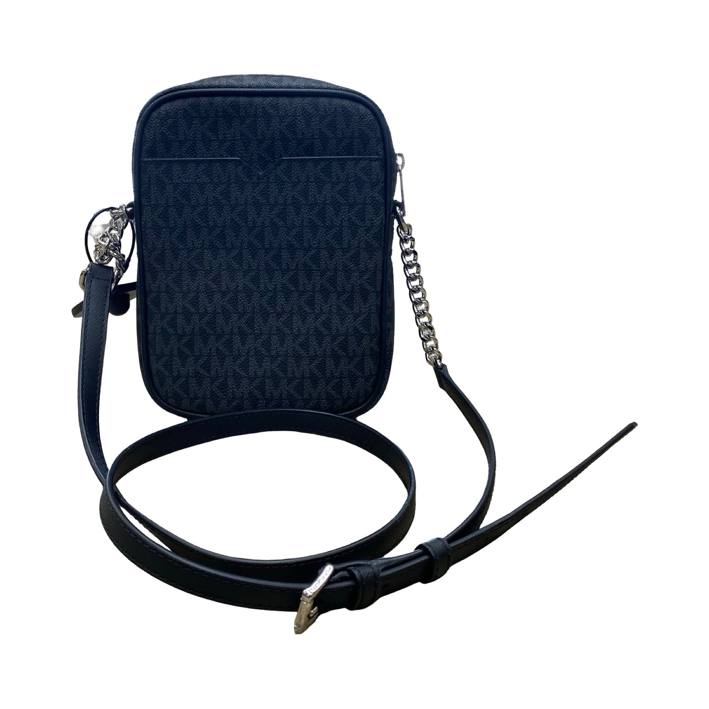 Handbag Designer By Michael Kors In Black & Grey, Size:Small