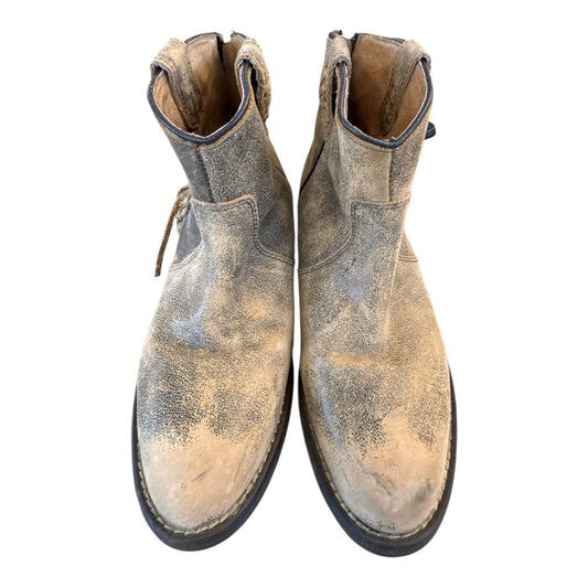 Boots Ankle Heels By Very Volatile In Brown, Size:7