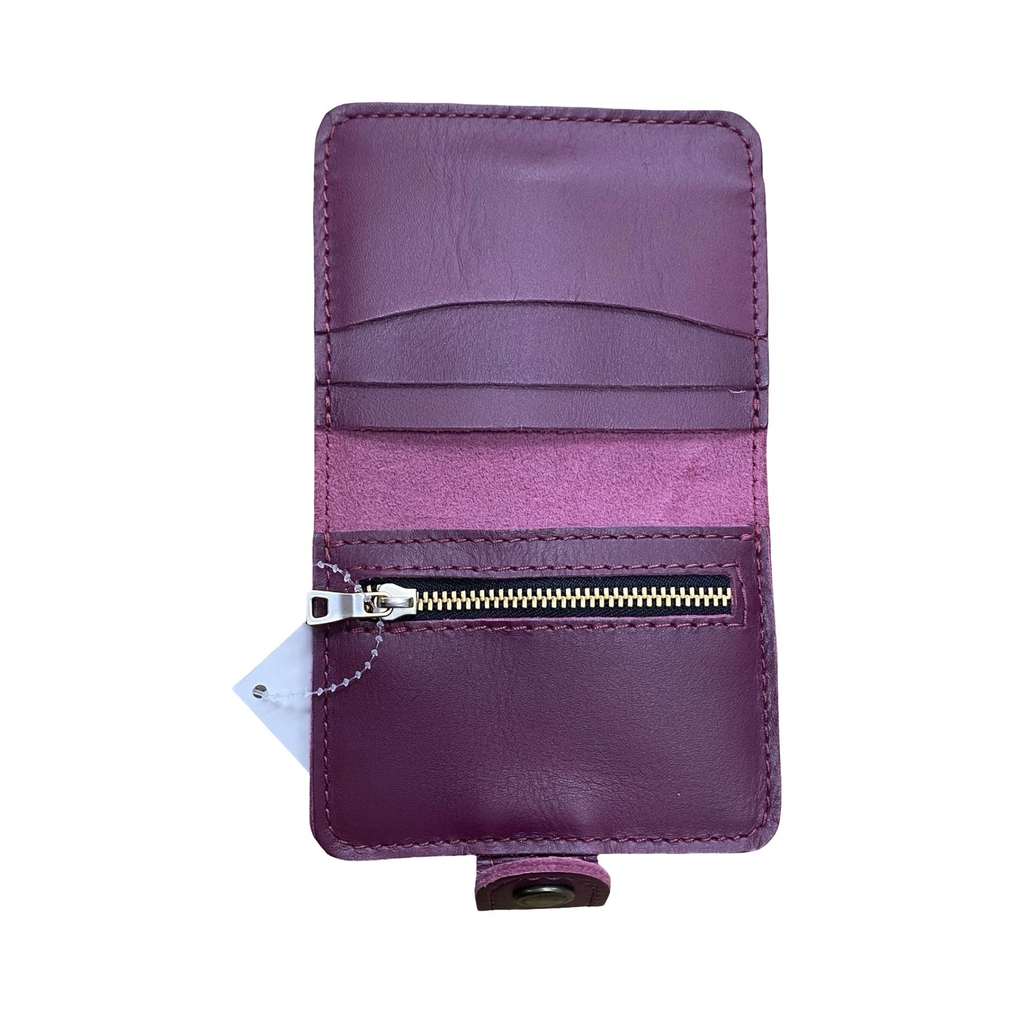 Wallet Leather By Portland Leather In Maroon, Size:Small