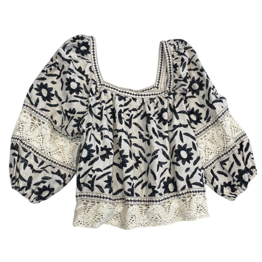 Top 3/4 Sleeve By Christian Siriano In Multi, Size:S