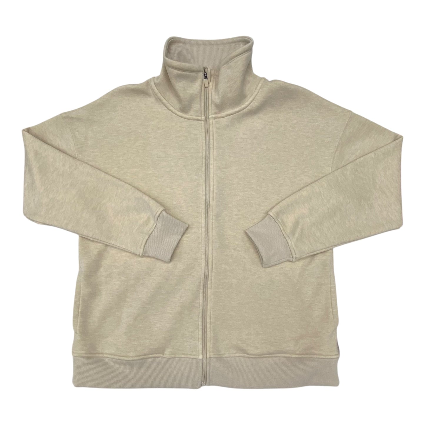 Athletic Jacket By Mondetta In Cream, Size:L
