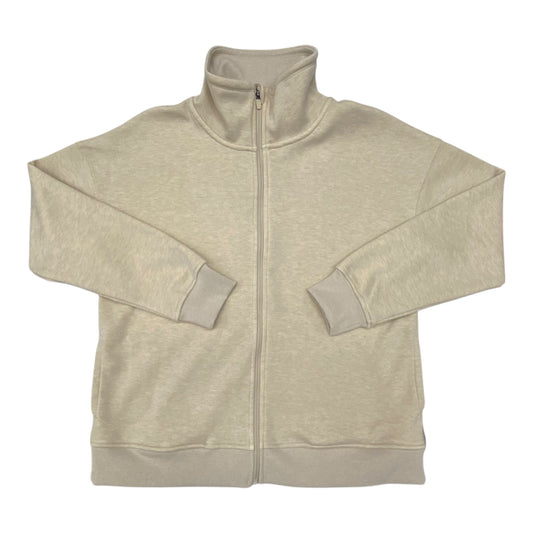 Athletic Jacket By Mondetta In Cream, Size:L
