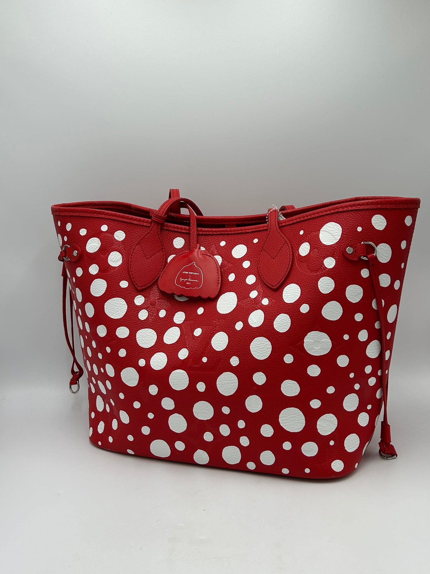 Louis Vuitton x Kusama 2023 Neverfull MM Designer Luxury Tote