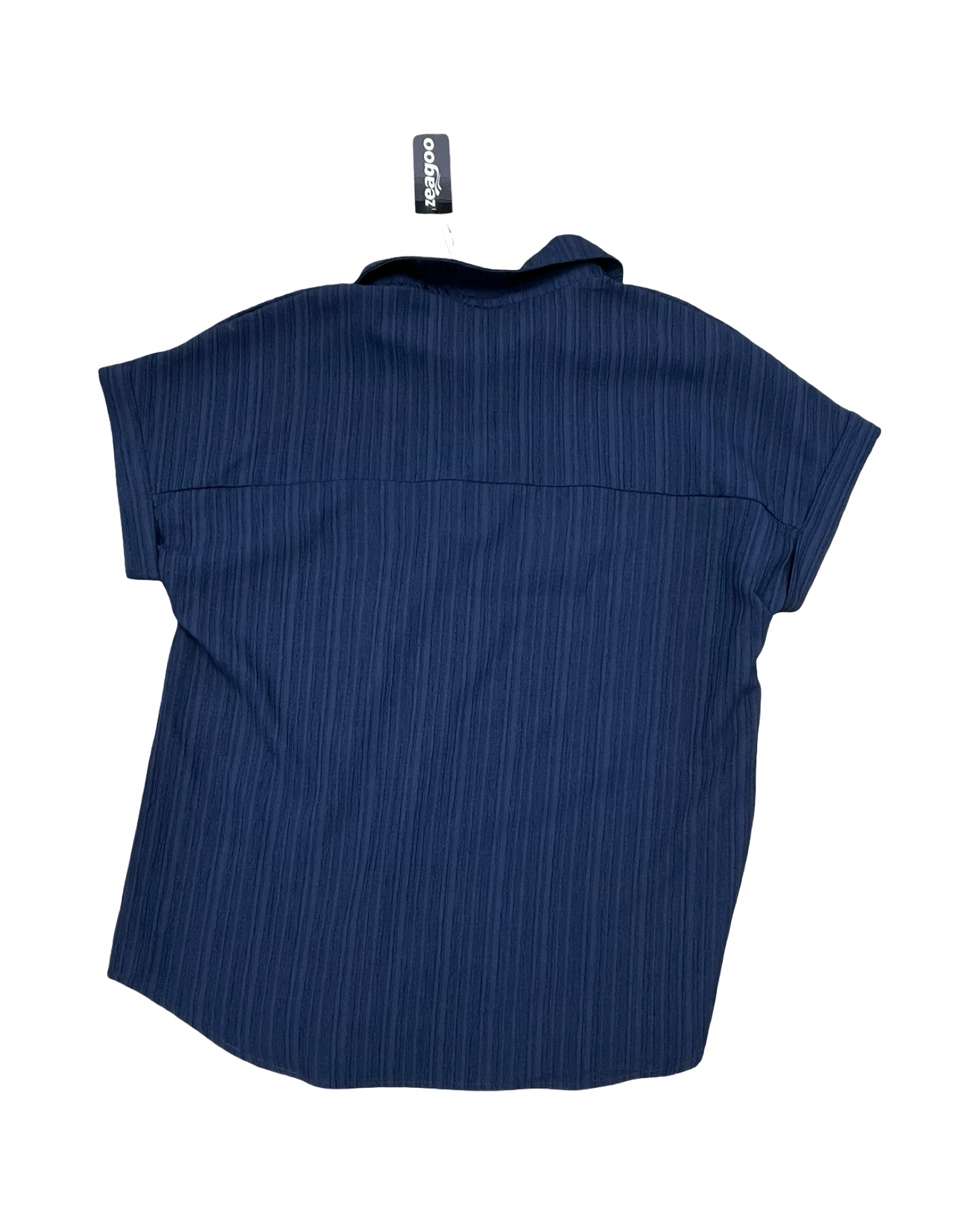 Blouse Ss By Zeagoo In Navy, Size:M