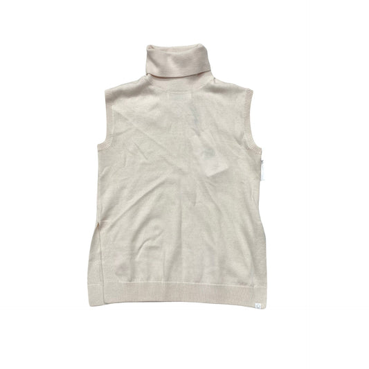 Top Sleeveless By Ministry of Supply In Cream, Size:Xs