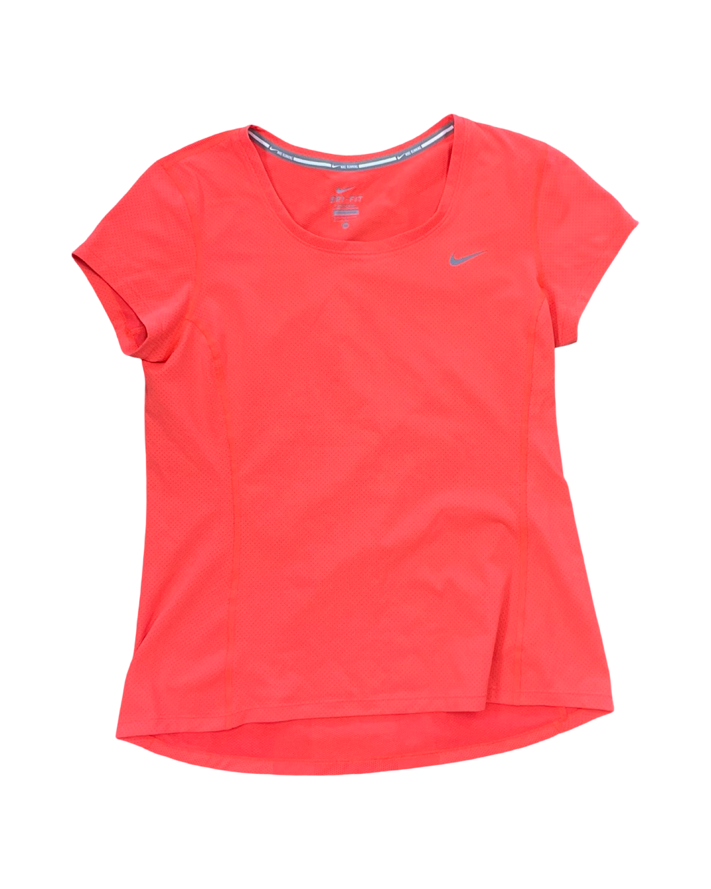 Athletic Top Ss By Nike In Orange, Size:M