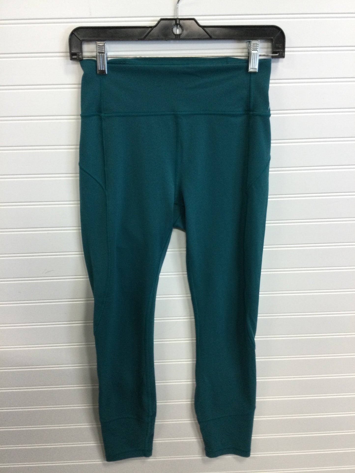Athletic Leggings By Lululemon In Teal, Size:6