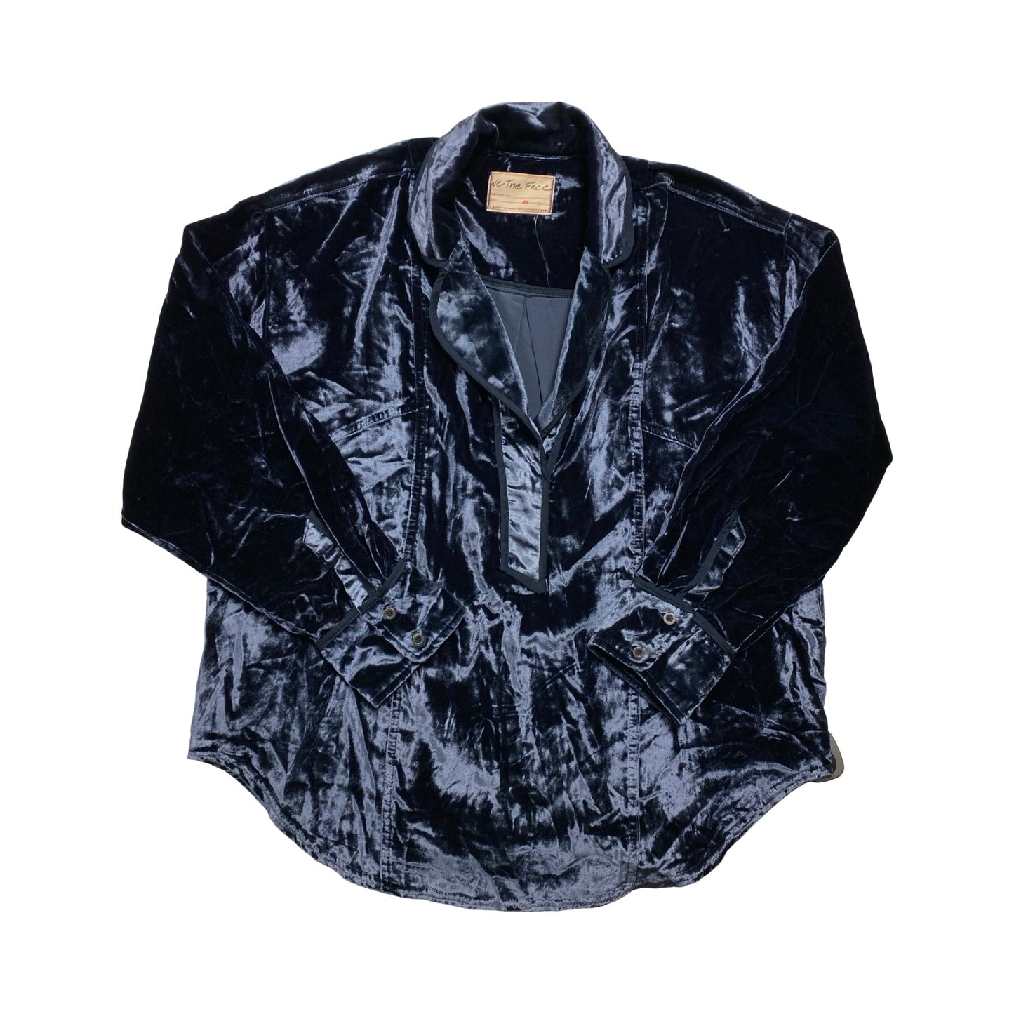 Top Ls By We The Free In Blue, Size:Xs