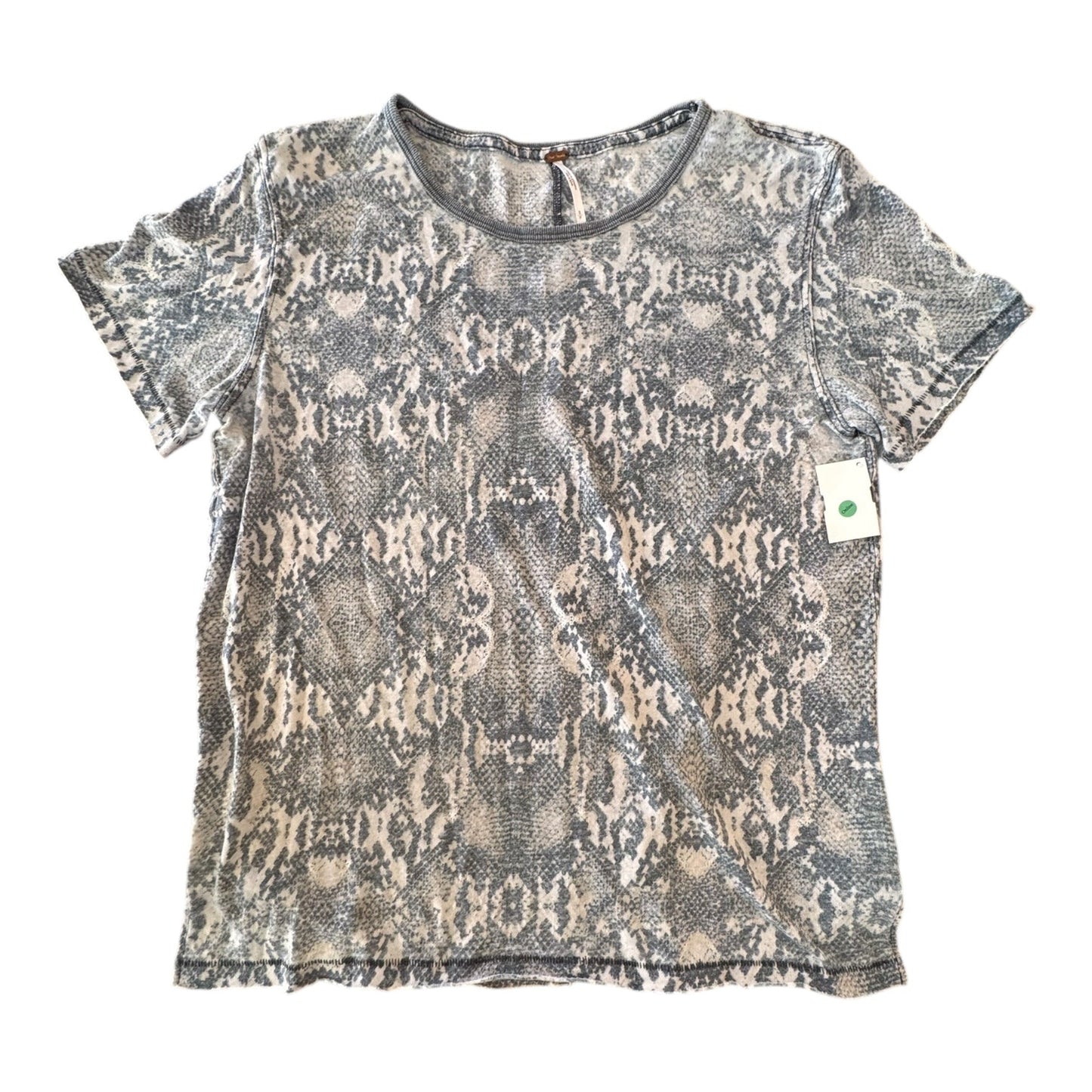 Top Ss By Free People In Animal Print, Size:S