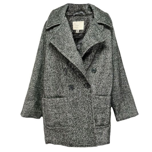 Top Overcoat By A New Day In Black & White, Size: XS